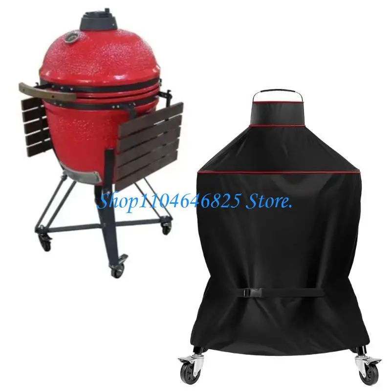 Waterproof Grill Cover for Outdoor BBQ Protective Case with Elastic Fastening
