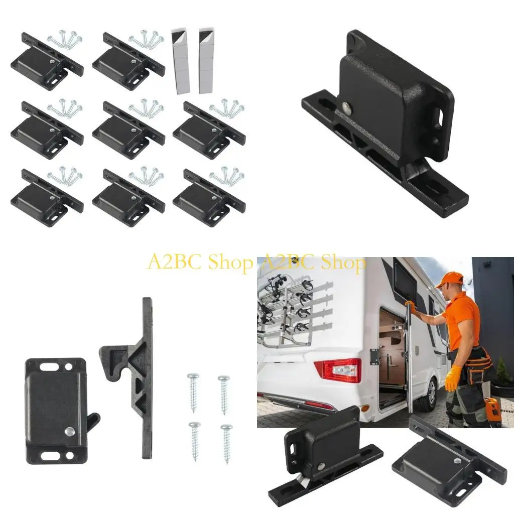 

A2BC Campers Cabinet Push Push -защелки с креплением с монтажным аппаратным обеспечением для быстрого толчка к закрытию раствора