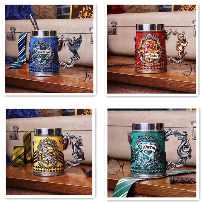 Hot Harrying Potters Hogwarrts Flame Cups Tea Cups Mug Coffee Goblet Decoration Model Collection Merchandise Adult Christmas Gif