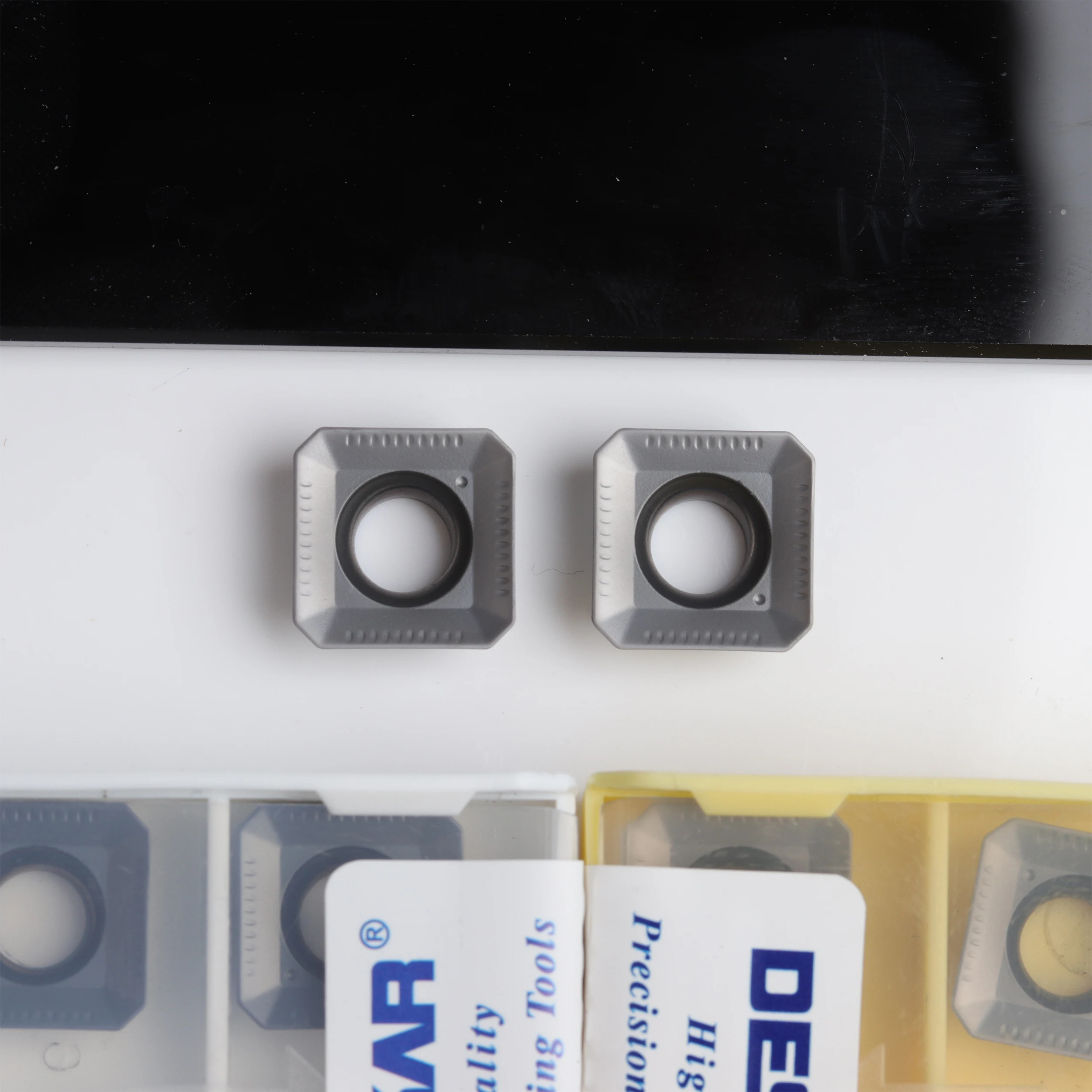 Imagem -05 - Deskar Sekt1204 Aftn xm Lf6018 Lda Torno de Fresagem Inserção Carboneto Lâmina Usinagem Cnc Fresagem Torneamento Ferramentas Sekt 1204 Inserção