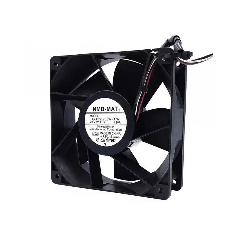 NEW ORIGINAL 4715VL-05W-B76 24V 1.20A 12038 120*120*38mm 12cm COOLING FAN RADIATOR