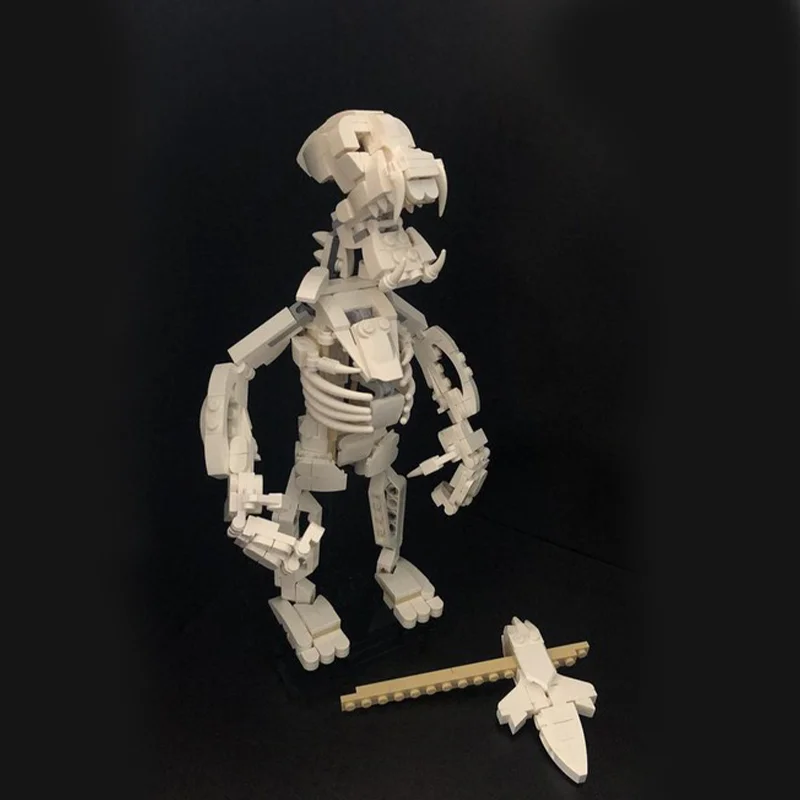 433 قطعة MOC الأحفوري ما قبل التاريخ كونغ الهيكل العظمي لتقوم بها بنفسك نموذج اللبنات ألعاب عيد ميلاد هدية #5