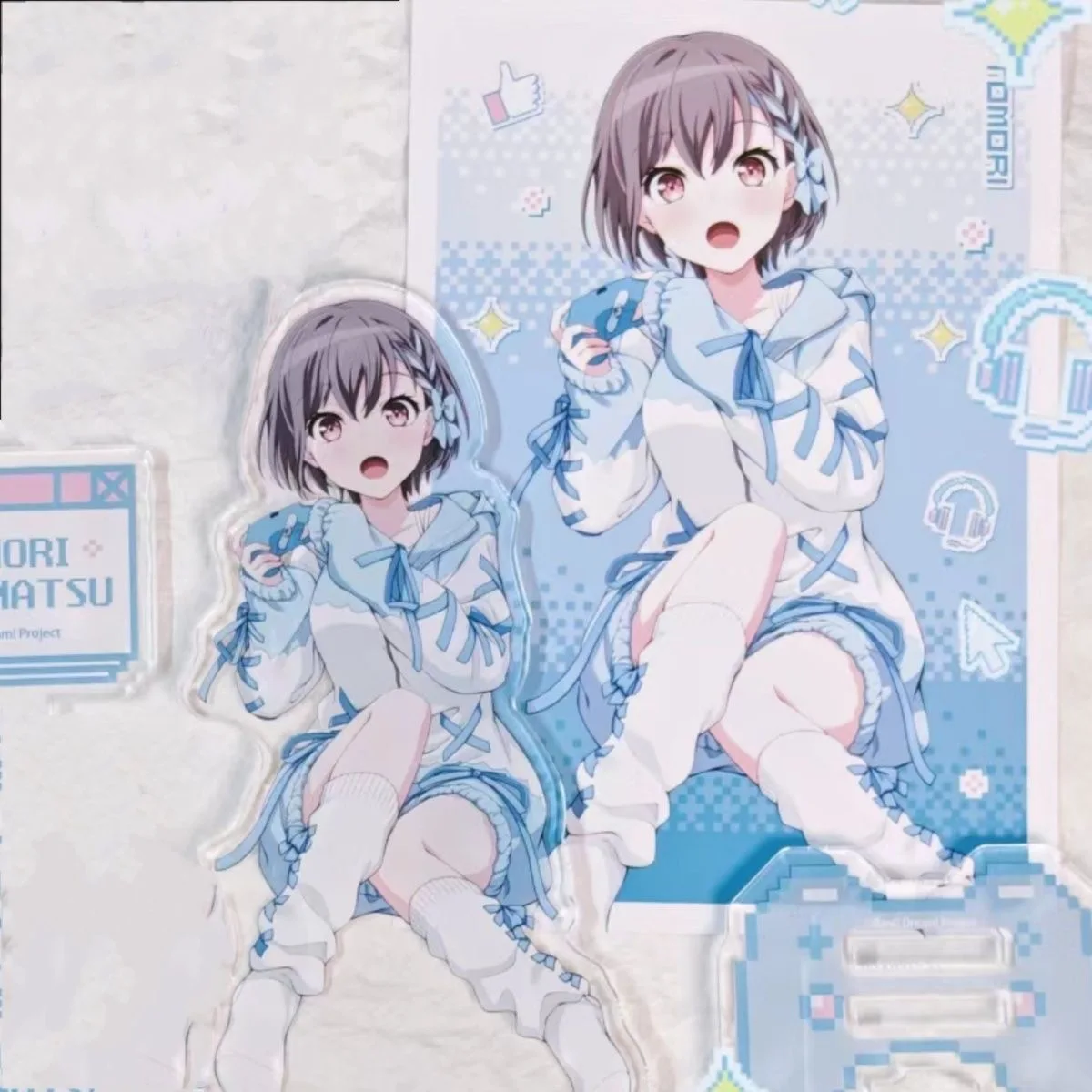 

BanG Dream High сосновый светлый акриловый стоящий бренд высокого уровня внешнего вида для отправки студентов, чтобы отправить подругам