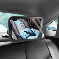 Baby Monitor Mirror Interior Car Seat Back Headrest Mirror For Baby Mirrors Kids Rear Seat Safety Monitor 360 Degree Rotation