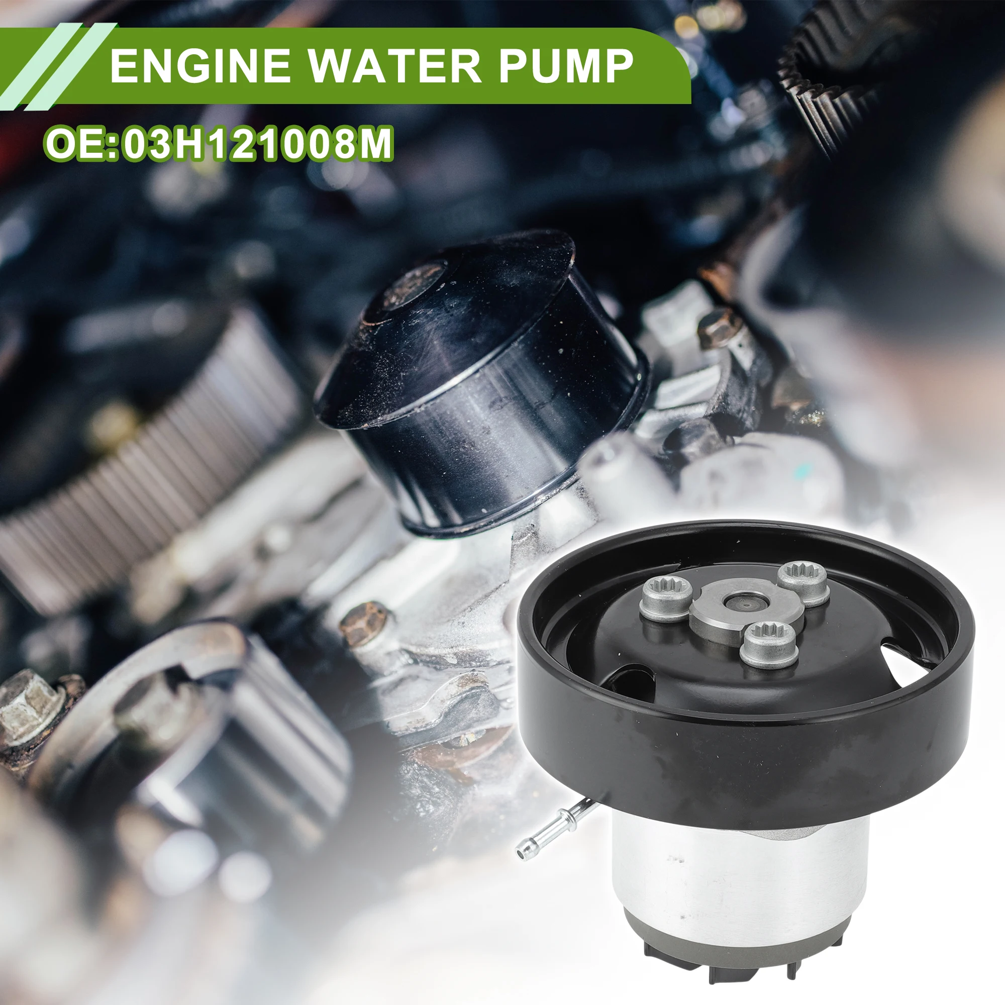 

Водяной насос двигателя UXCELL для Porsche Cayenne 2010-2024 No.03H121008M Насос охлаждающей воды