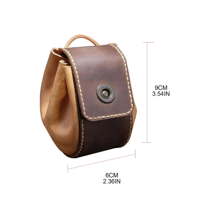 Da PU Dây Rút Túi Xúc Xắc Túi Vintage Tiền, Trang Sức Túi Bảo Quản Cho Trò Chơi Nhập Vai Phụ Kiện Thu