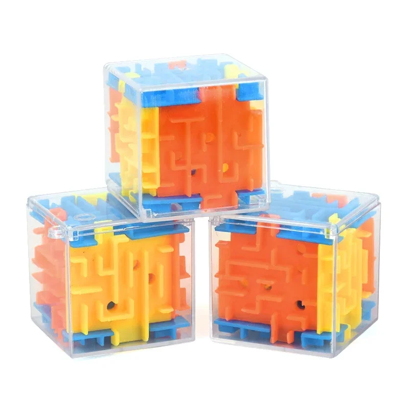 Labyrinthe de perles roulantes cube 3D, jouets pour enfants, sac de faveurs de fête d'anniversaire, Noël, cadeaux d'invité de mariage, 1-10 pièces