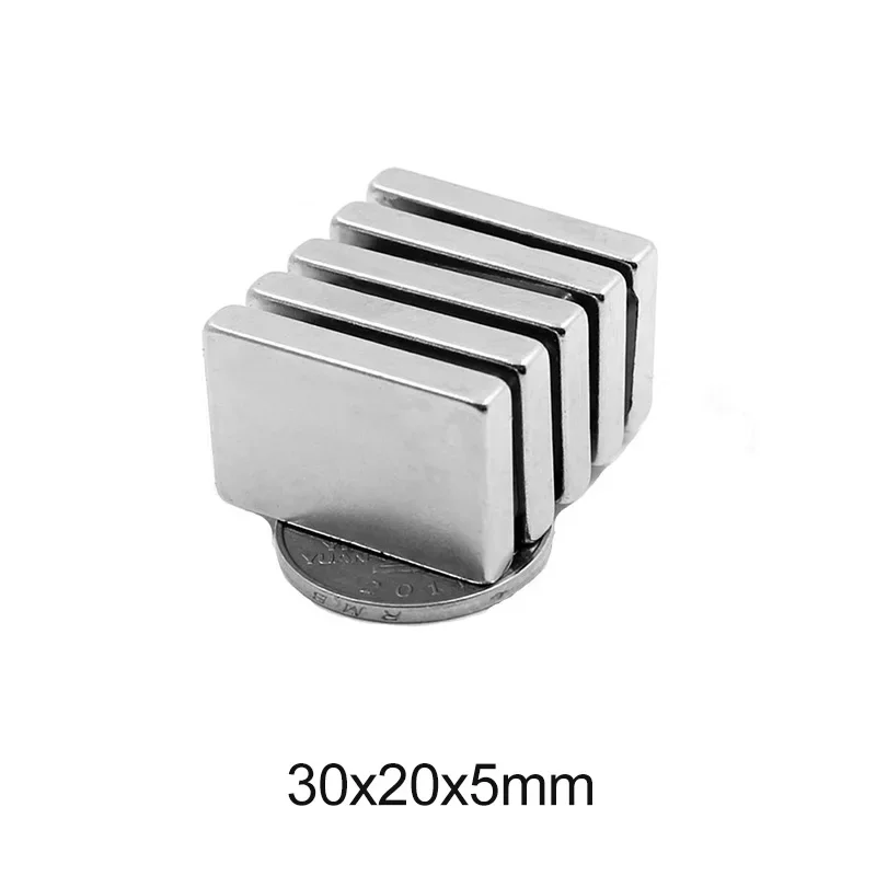 30x20x5 mm Powerful Block Magnet 40x20x5mm Suitable For Refrigerators, Home Offices DIY 30*20*10 40x20x10