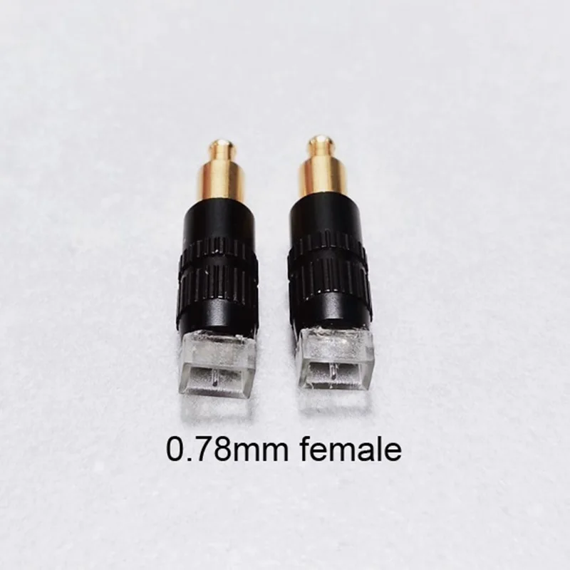 HIFI MMCX 0.78MM 3.5MM 2.5MM 3.5 2.5 żeński na Audio Technica A2DC męski wtyczka 1 para (L + R) Adapter konwerter