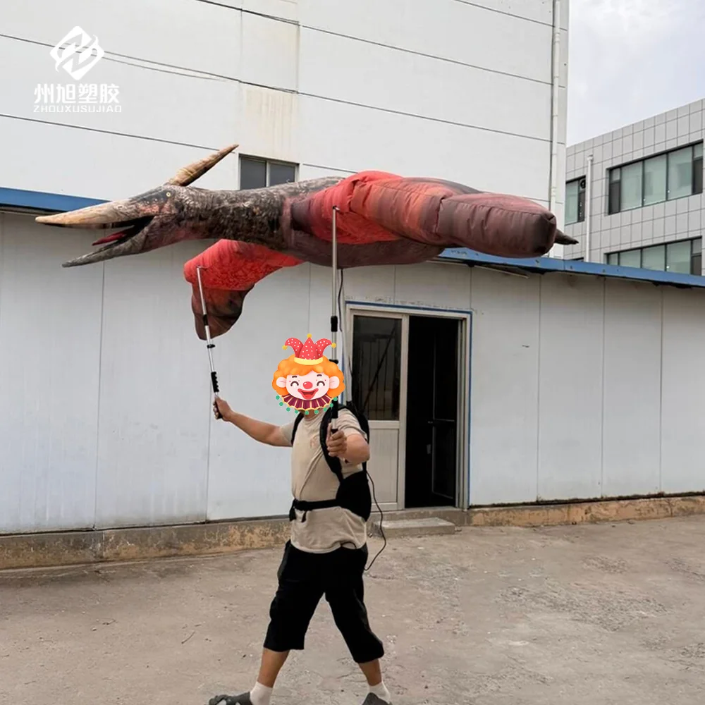 Inflatable dinosaur, realistic dinosaur suitable for dinosaur park parades, carnivals, and children's activities decoration.
