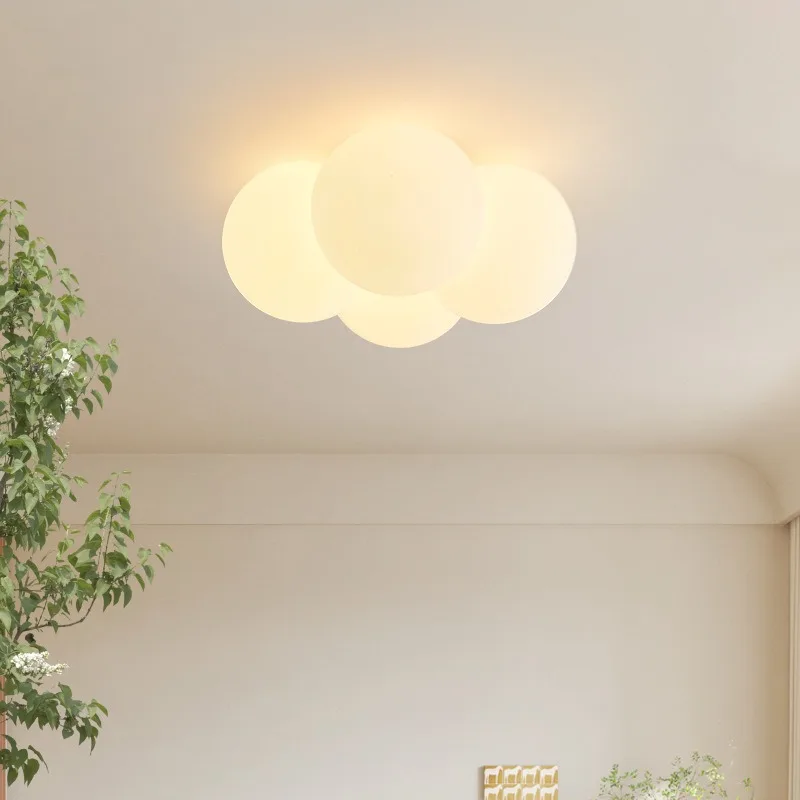 Nordic Creativity Cloud Cream Style Ceiling Lamp Restaurant Living Room Study Children's Bedroom