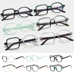 New Fashion Oversized Vision Care Portable Square Glasses Optical Glasses Eyeglasses Frame Spectacles