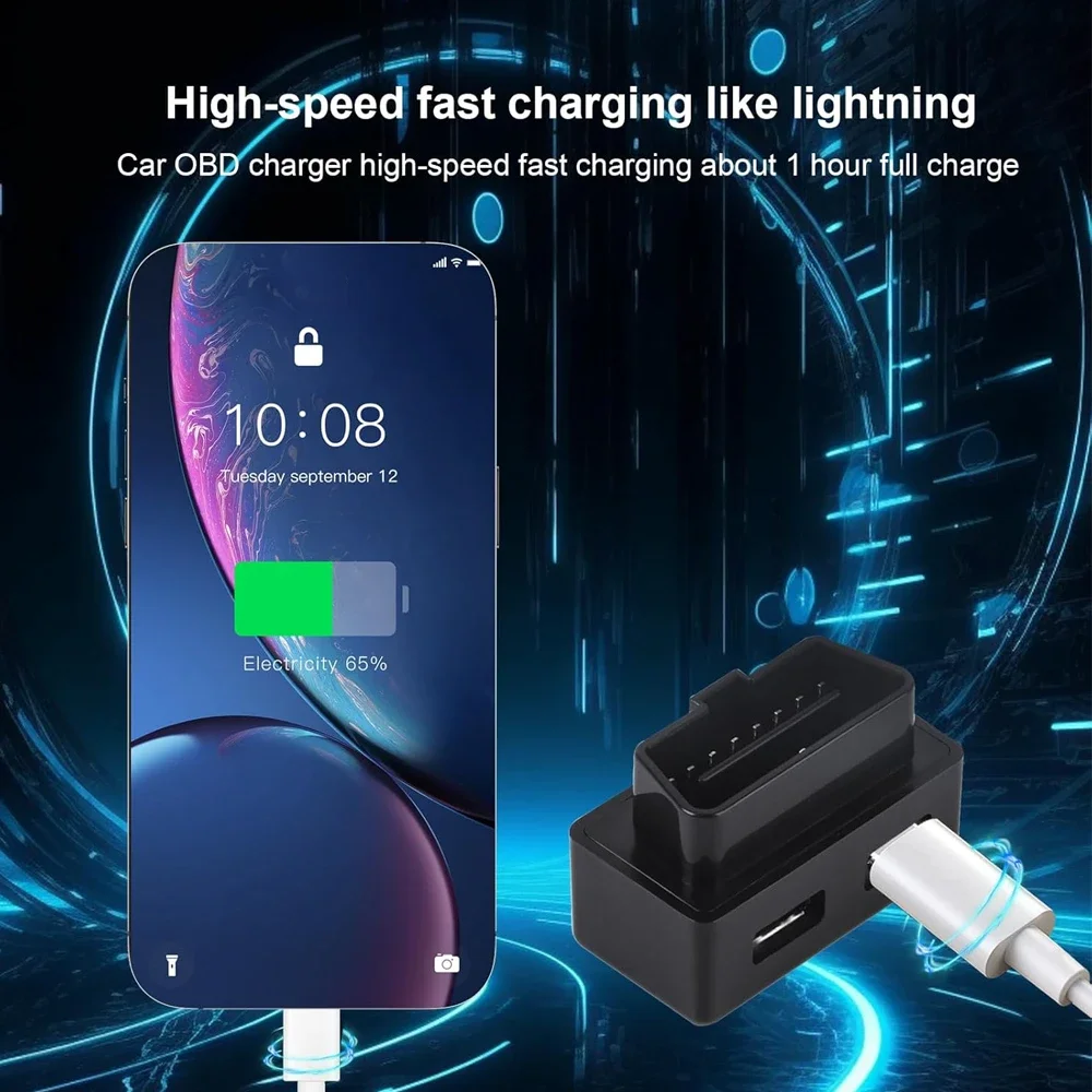 1 Stück OBD-Stecker für Tesla Model 3 Model Y X S OBD-Adapter zum Laden für Tesla Auto Model3 Modely OBD2 Splitter Ladeadapter – Detail 4