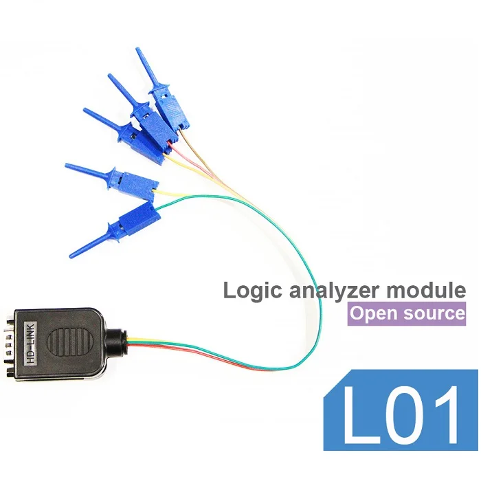 Loto Oscilloscope Logic Analyzer Module L01 4-Channel TTL Level Suitable for 802 2002 A02