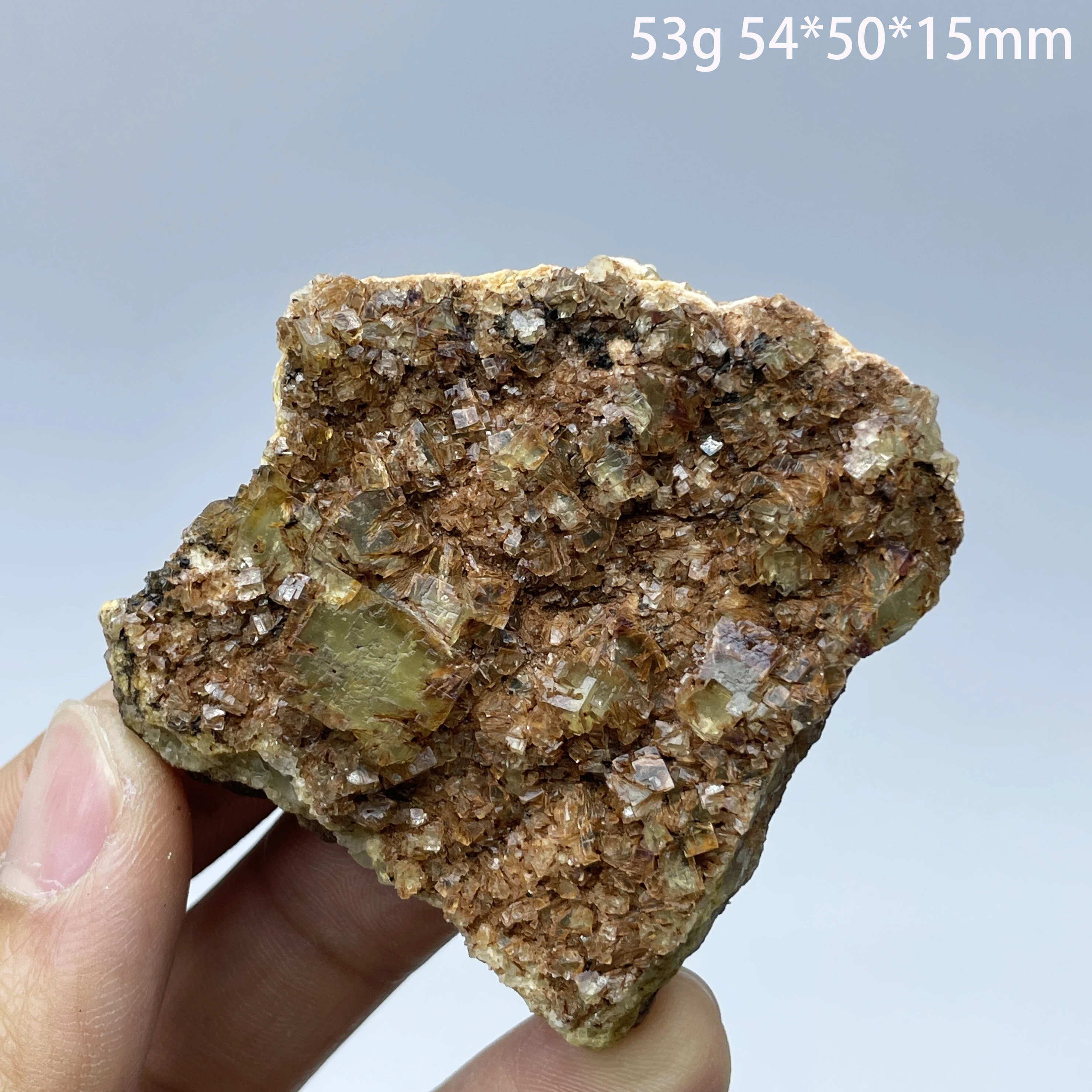 Natural Beijing Yellow Fluorite Healing Stone Mineral Specimen for Reiki Home Decor Teaching Crystal view 4