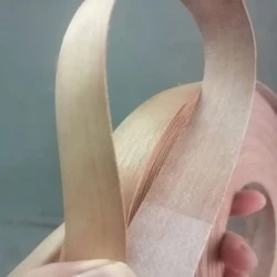 25Meters/roller Width:20mm 25mm 30mm 35mm 40mm Thickness:0.5mm Natural Solid Wood Cherry Edge Banding Wood Veneer Sheets