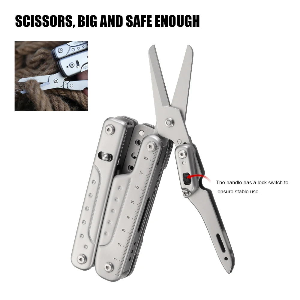 

ROXON S802S Phantom Multi Tool Pliers and Scissors with Removable Knife, Innovative 2023 Model with New Components