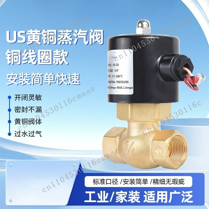US-200-20 Two-way Normally Closed Solenoid Valve, Steam Solenoid Valve, US Series