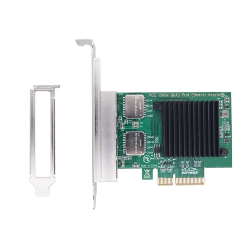 I350-T2 PCI Gigabit Networking IEEE 802.1P PCIE 1000Mbps Desktop RJ45 Placa adaptadora Ethernet RJ45 2 portas
