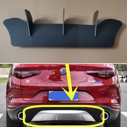 For Alfa Romeo Stelvio 2017-2022 Year Rear Diffuser Bumper Lips Spoiler Splitter Body Kit Accessories