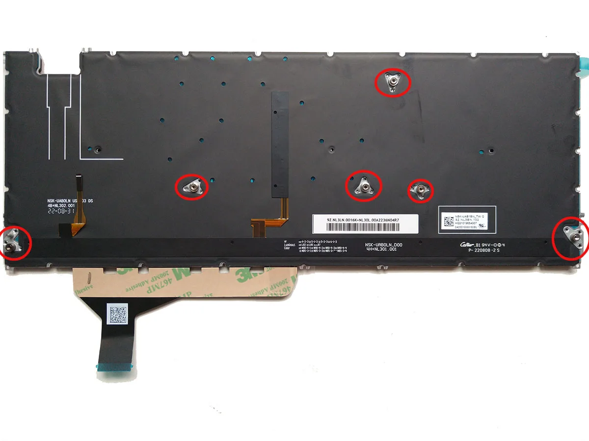 Imagem -02 - Taiwantw-layout Teclado Retroiluminado Apto para Asus Zenbook 14 Oled Ux3402 Ux3402z Ux3402za Ux3402va Um5302t Um3402 Nsk-ua74ln Notebook