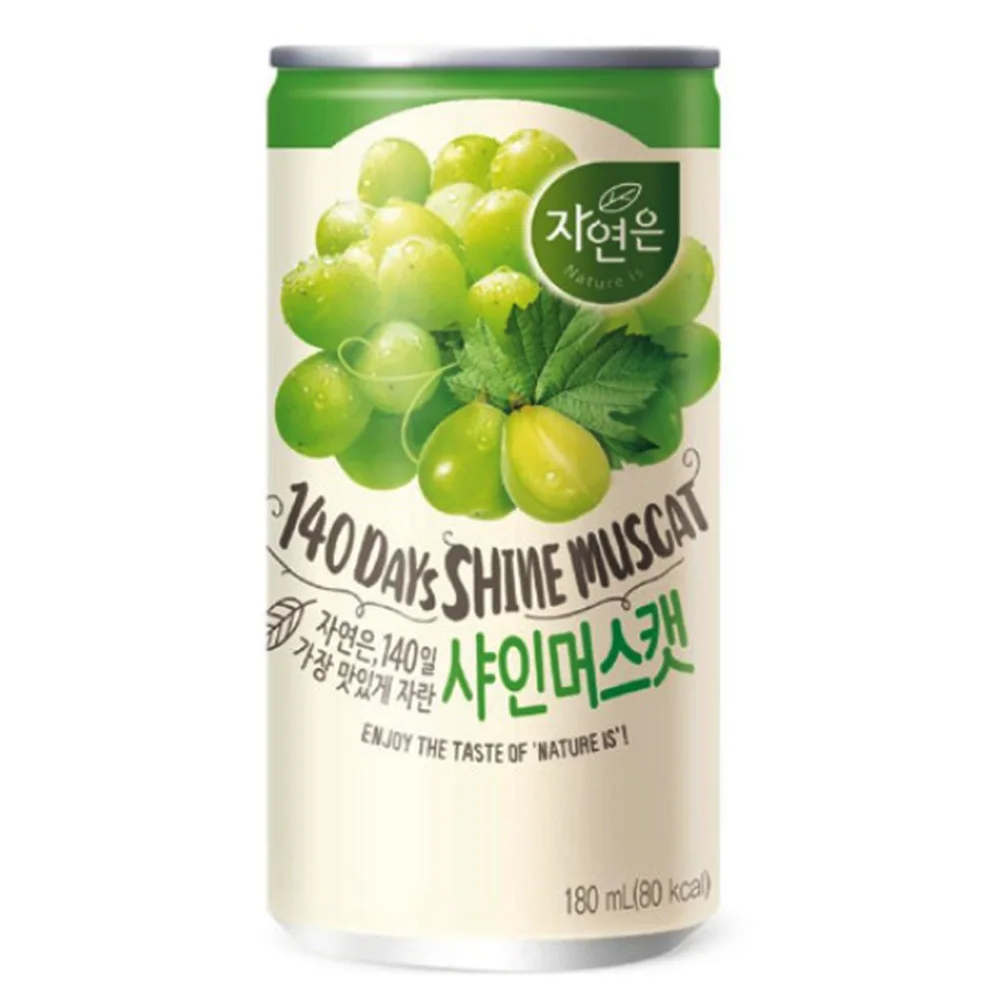 Woongjin Nature is Shin Muscat, 180ml x 30 latas