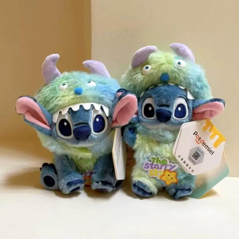 

Disney Stitch Kawaii Cute Bag Pendant Plush Plush Toy Keychain Creative Diy Dress Up Toy Dolls Birthday Gifts for Boys and Girls