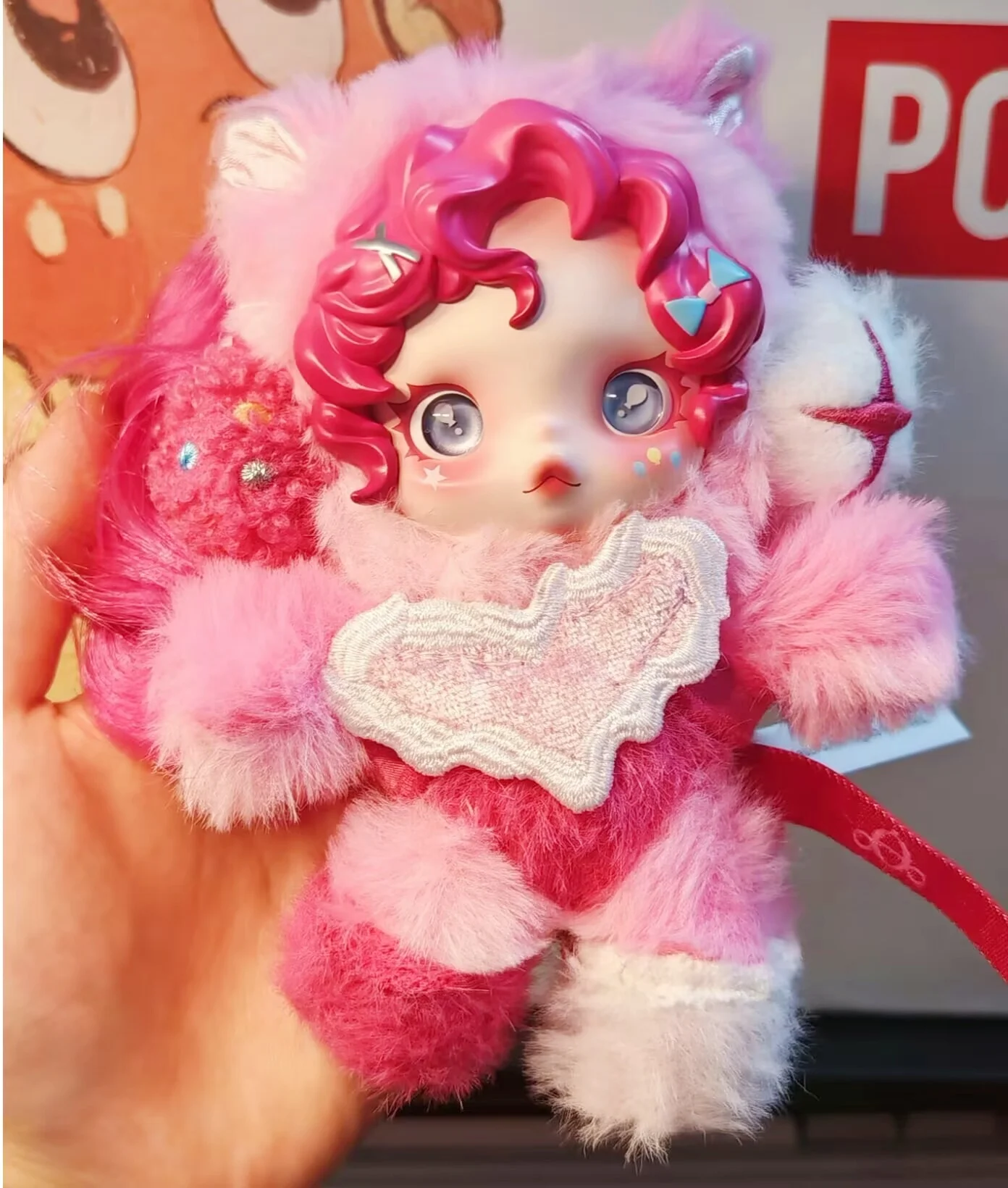 

New POP MART SKULLPANDA X My Little Pony Series Plush Doll Pendant Blind Box Trendy Collectible Figure Toy For Collectors Gift