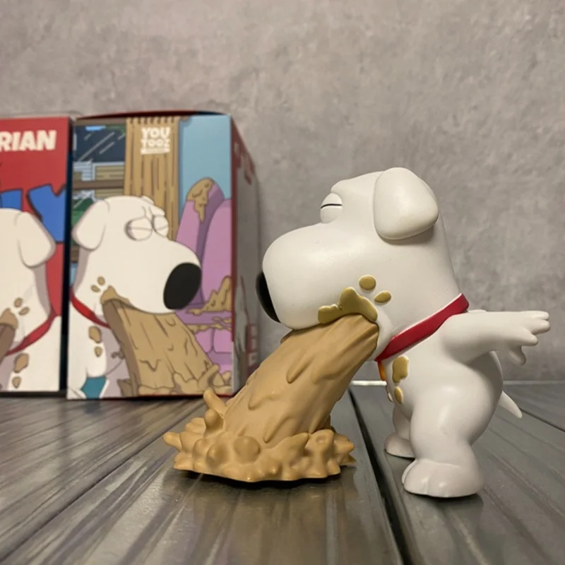 

New Pvc Youtooz Family Guy Puking Brian Stewie Griffin Action Figure Model Ornaments Decorate Doll Toys Gift