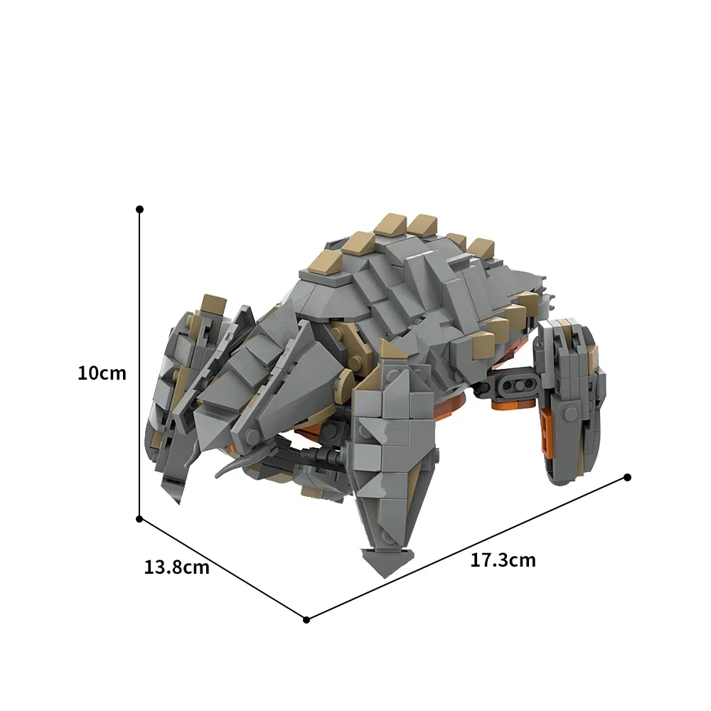 Terminali di gioco MOC ragni Quadrupedal Chariot Monster Building Blocks Terminideds caricabatterie mattoni modello assemblaggio giocattoli regali