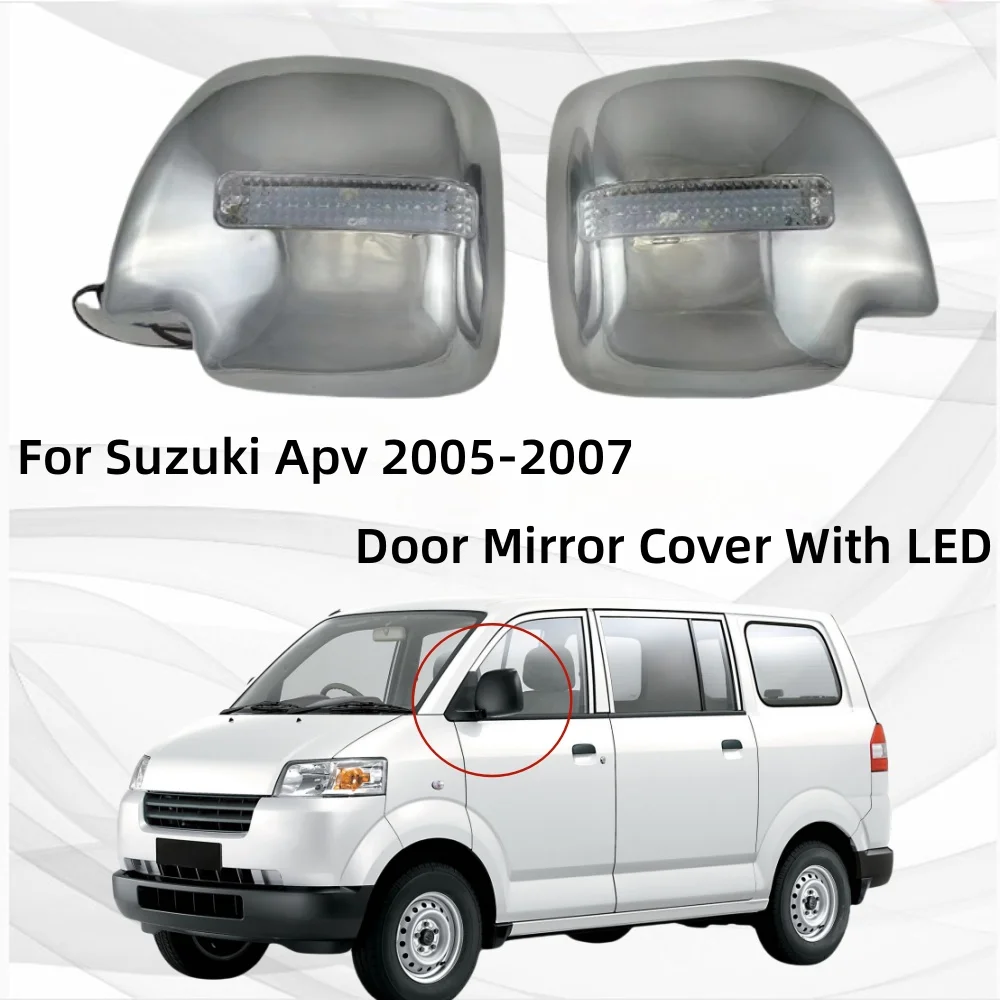 

Door Mirror Cover Trim Anti Rust For Suzuki Apv 2005 2006 2007 ABS Plastic Car Stickers Cars Accessories Components Decorate