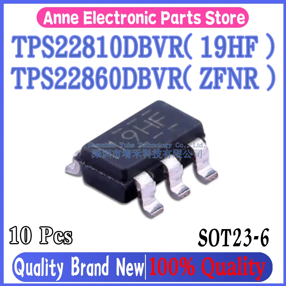 (10piece)100% New TPS22810DBVR TPS22810DBVT TPS22810 19HF TPS22860DBVR TPS22860DBVT TPS22860 ZFNR SOT23-6