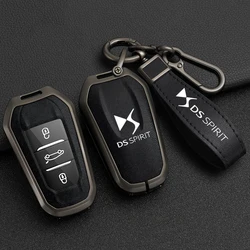 Leather Car Smart Remote Key Case Cover Protector Shell For DS DS7 DS5 DS6 DS9 New Energy DS4 Dias Auto Keychain Accessories