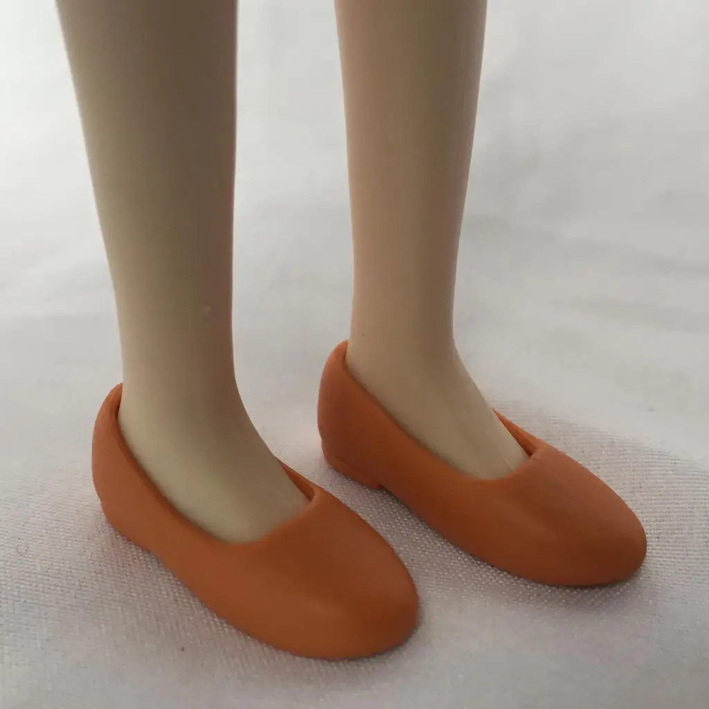 Sandales de chaussures à la mode pour 1/6 BJD beurre, accessoire Kiev illage orange, 2 pièces