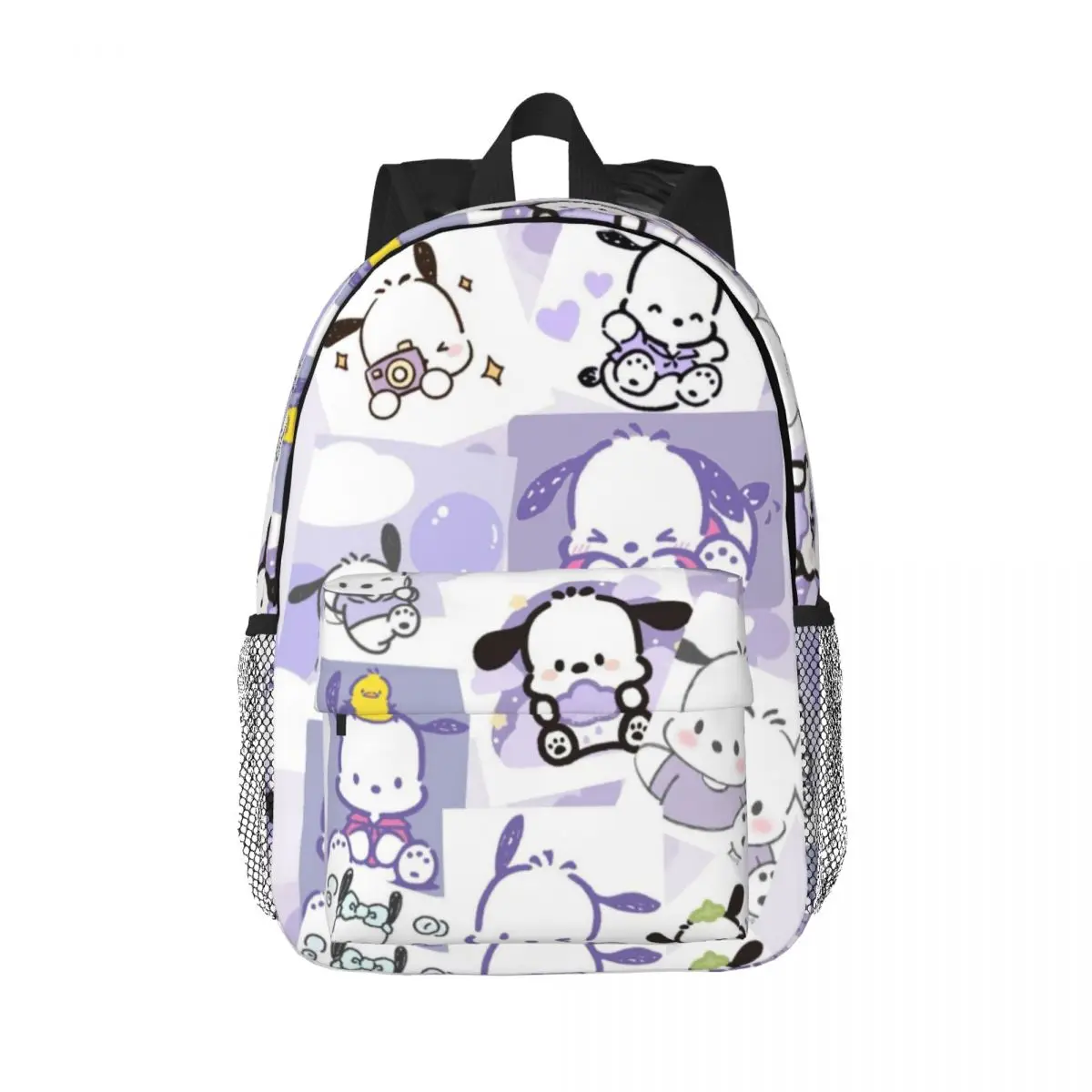 Pochacco Neuer modischer, wasserdichter College-Rucksack mit hoher Kapazität, trendige Laptop-Reise-Büchertasche, 38,1 cm