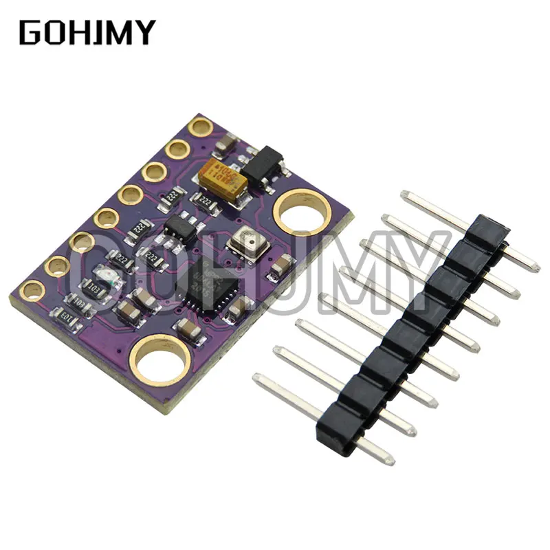 MPU-9250 MPU9250 BMP280 SPI IIC/I2C 10DOF Acceleration Gyroscope Compass 9-Axis Sensor Board Module GY-91 3-5V