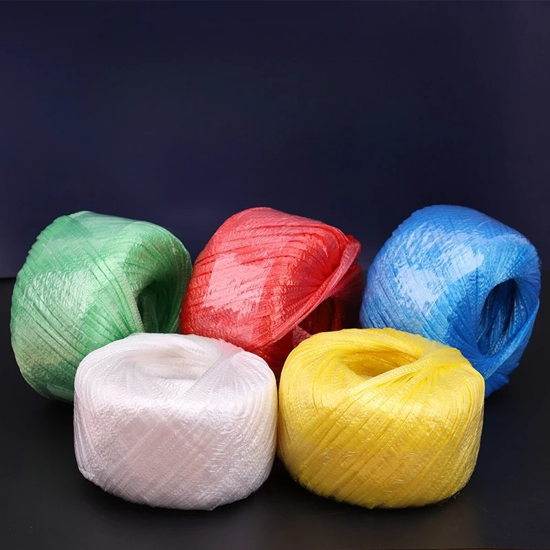 Colored agricultural binding rope for bundling and packaging, tear film, book binding, hay bale nylon rope