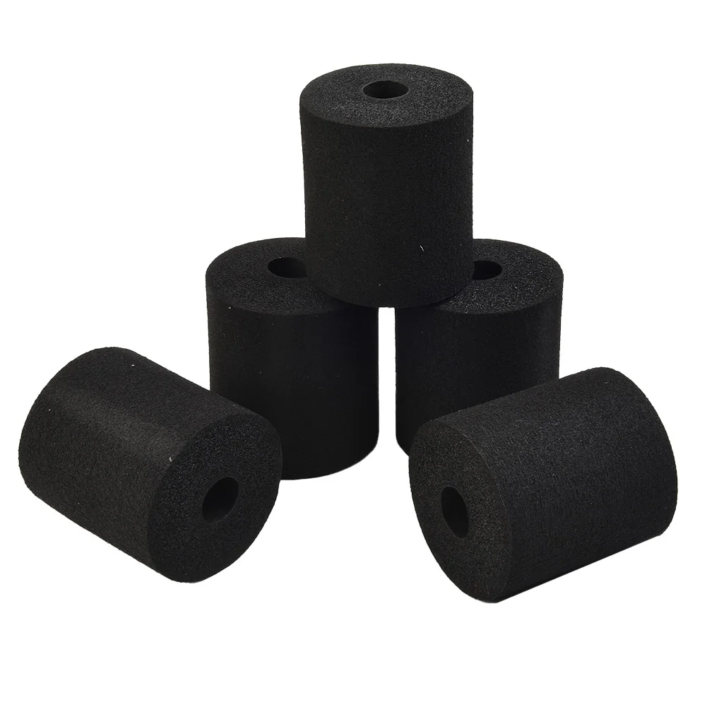 Pack of Five Sponge Roller Wheels Designed to Facilitate Quick For Glue Applications Across Multiple Industries