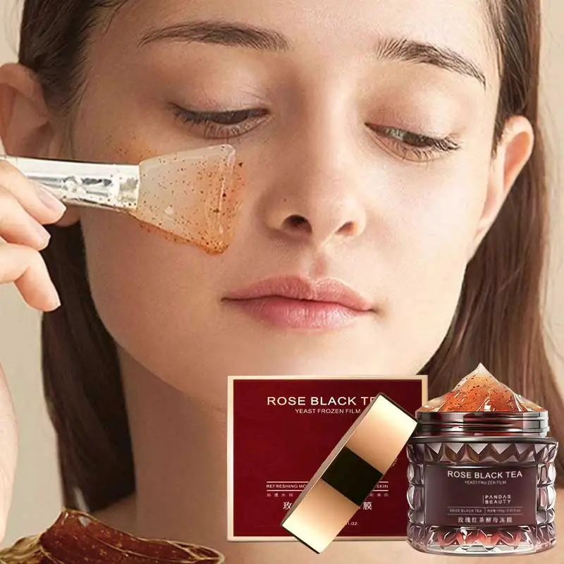 

100 г увлажняющая маска для лица с розой, укрепляющая кожа, против морщин, укрепляющая, увлажняющая, легкий пилинг, все типы кожи, не раздражающий уход за кожей