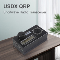 8 Band USDX USDR HF QRP SDR Transceiver HF Ham Radio Built-in Battery QRP CW Transceiver with Mic Shortwave Transceiver Charger