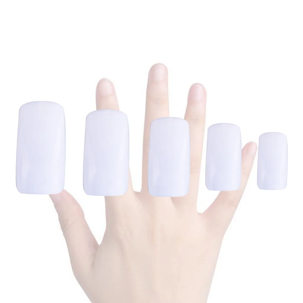 

100Pcs Artificial False Nails Storage Case Sturdy Plastic Nail Art Tips Suitable Gel Acrylic Fiberglass DIY Salons Weddings