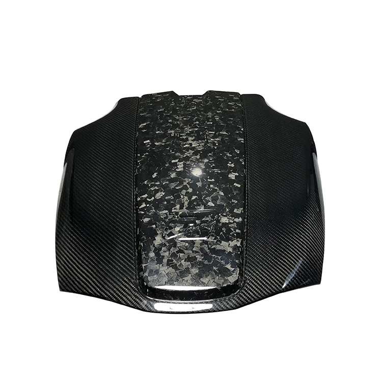 

3K Twill Carbon Weave in Glossy Finish Dry Carbon Fiber Engine Cover for BENZ AMG GT,GTC,GTR 4.0T