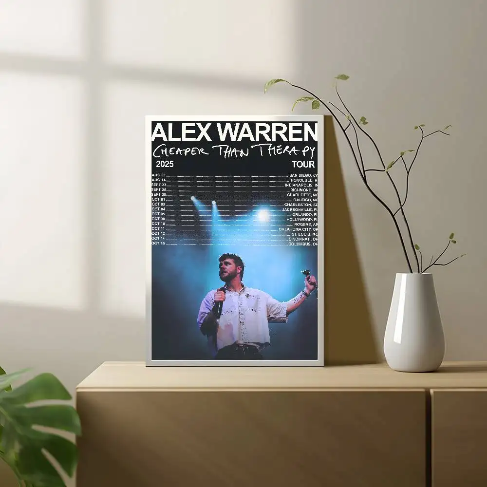 Popular Music Singer A-alex Warren Poster High Quality Dorm Living Room Aesthetic Wall Decoration Painting Stickers Gift