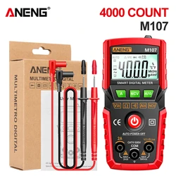 ANENG M107 Mini Smart Multimeter  4000 Count Digital Meter multimeters Professional Multi Function Electrician Tester Tools