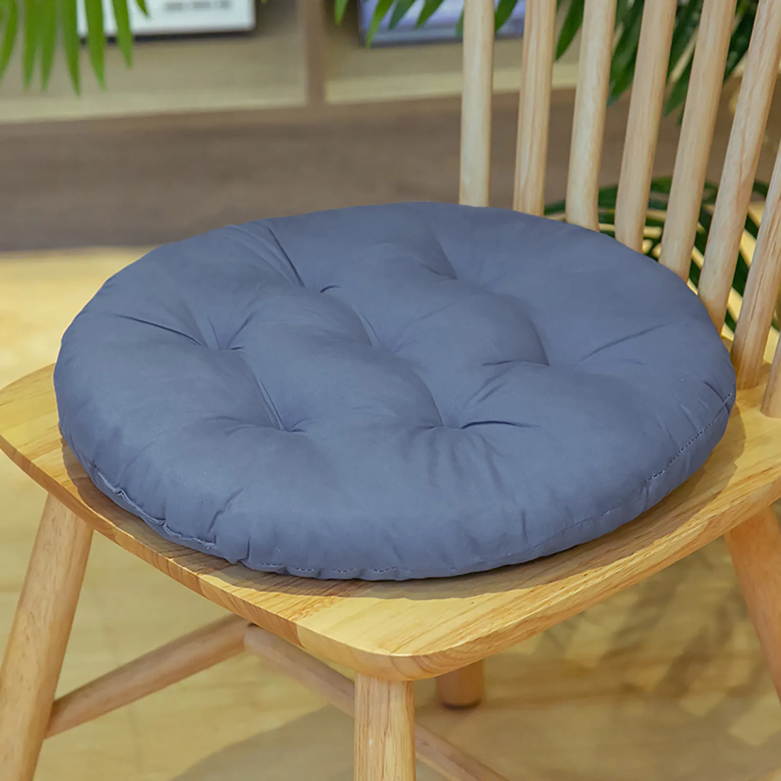 35 Cm Seat Cushion Pad Pp Cotton Chair Cushion Pad Round Linen Seat Pillow For Chair Back Decor Sofa Garden Office Home Supplies