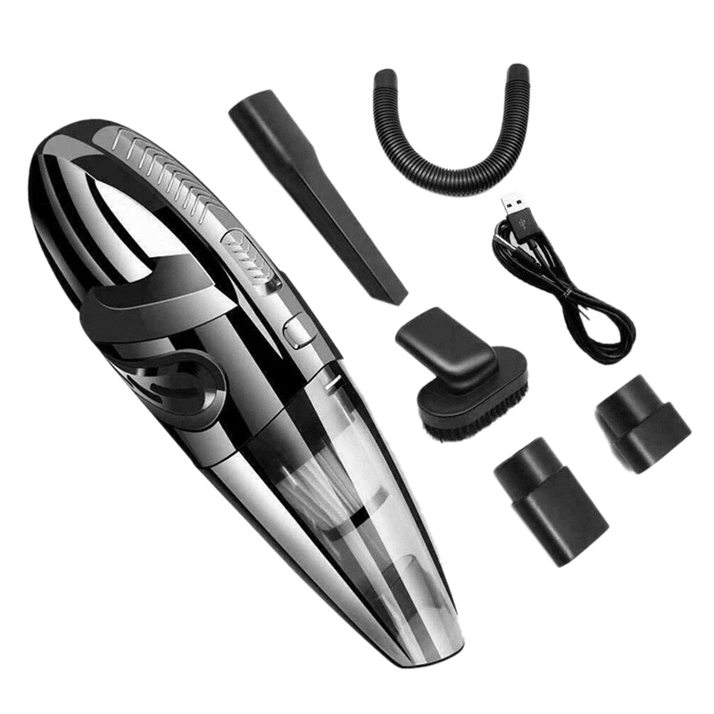 

Car Handheld Wireless Vacuum Cleaner Wet&Dry Portable Cordless Powerful Cyclone Suction For Auto Home Pet Hair