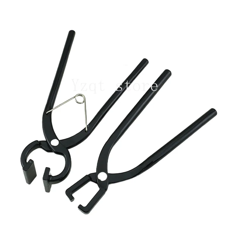 Zipper mounting pliers, flat , leather , frame , gold clamps, DIY handmade leather goods, bags, auxiliary tools, pliers