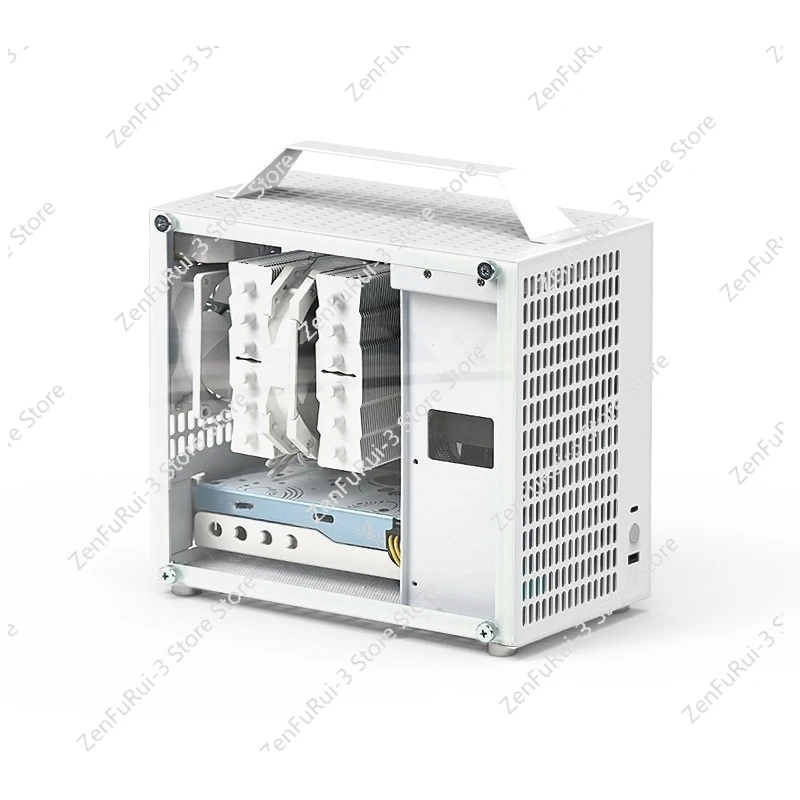 U35 Chassis ITX Portable Portable Side Transparent Desktop Computer SFX Power Supply Mini All Aluminum Chassis Non-C24