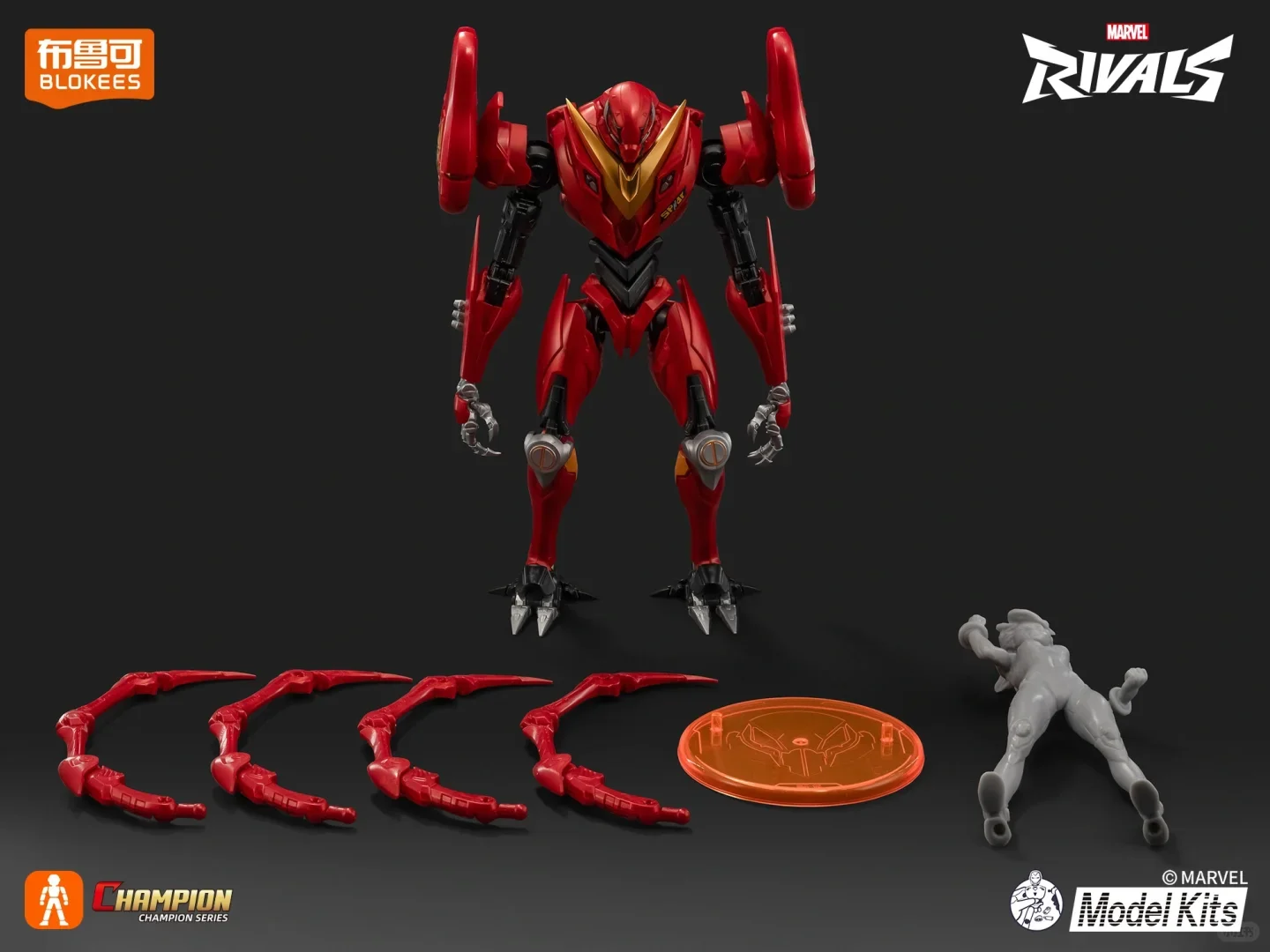 

Blokees Rivals Peni Parker Her Mech Champion Class Beyond Edition Plastic Hot Action Figure Model Trendy Collectible Figurines