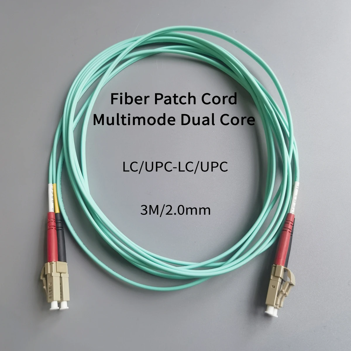 

Cable Fibra Optica LC/UPC-LC/UPC OM3 LSZH FTTH Extension Cable Duplex Mode Convert Patch Cord Multimode Dual Core 3M